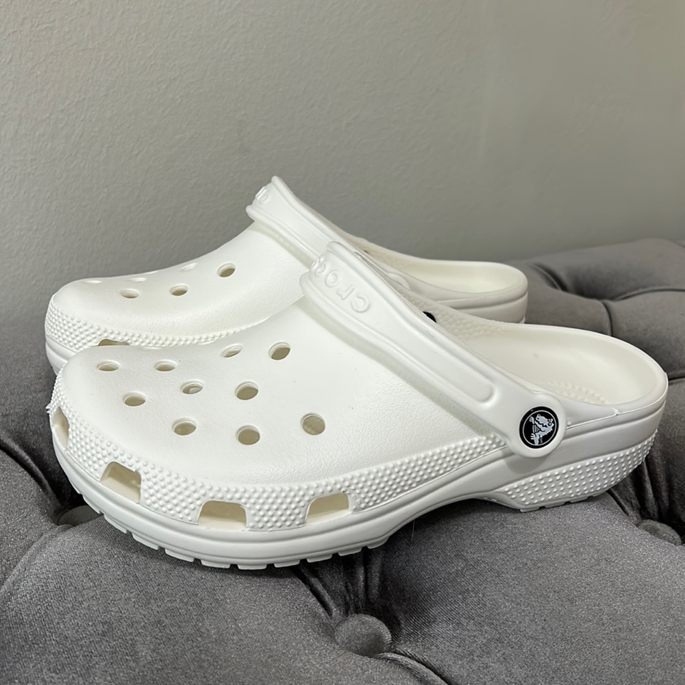 White Crocs